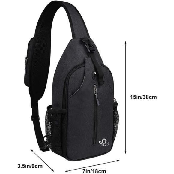 crossbody sling backpack sling bag travel hiking chest bag daypack for Men, Fanny Pa Design Life Bar With its compact build O-TBOST Crossbody Sling Backpack for